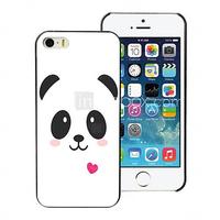 Lovely Panda Design Aluminum Hard Case for iPhone 5C