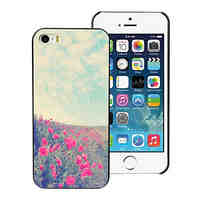 Lovely Flower Design Aluminum Hard Case for iPhone 5C