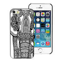 The Elephant Design Aluminum Hard Case for iPhone 5C