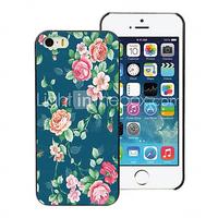 Rose Design Aluminum Hard Case for iPhone 5C