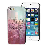 Stay Beautiful Design Aluminum Hard Case for iPhone 5C