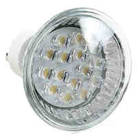 GU10 1W 15-LED 75LM 2800-3500K Warm White LED Spot Bulb (220-240V)