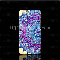 Aztec Mandala Flower Pattern Cover for iPhone 6 Plus Case