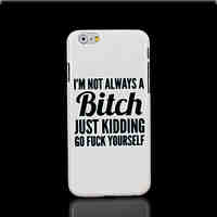 Phrase Pattern Cover for iPhone 6 Plus Case