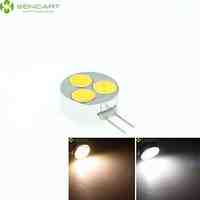 4 x G4 GU4 GZ4 MR11 3W 3xCOB LED 280LM  White / Cold White / Warm White LED Spot Lights Light Bulb DC12V