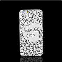 Cat Pattern Cover for iPhone 6 Plus Case