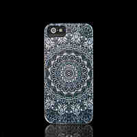 Aztec Mandala Flower Pattern Hard Cover for iPhone 5 Case for iPhone 5 S