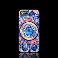 Aztec Mandala Flower Pattern Hard Cover for iPhone 5 Case for iPhone 5 S