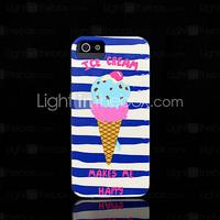 Ice cream Pattern Hard Cover for iPhone 5 Case for iPhone 5 S