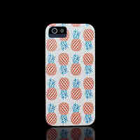 Pineapple Pattern Hard Cover for iPhone 5 Case for iPhone 5 S