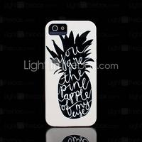 Pineapple Pattern Hard Cover for iPhone 5 Case for iPhone 5 S