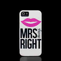 Phrase Pattern Hard Cover for iPhone 5 Case for iPhone 5 S