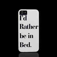 Phrase Pattern Hard Cover for iPhone 5 Case for iPhone 5 S