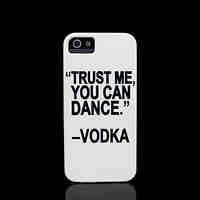 Phrase Pattern Hard Cover for iPhone 5 Case for iPhone 5 S