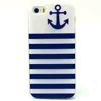 Stripe Pattern TPU Material Soft Phone Case for iPhone 5C