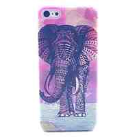 Elephant Pattern Hard Cover Case for iPhone 5C