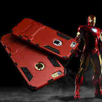 Iron Man Hard Case Protective Cover with Kickstand for iPhone 6