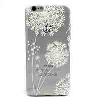 The Dandelion Pattern TPU Soft Case for iPhone 6