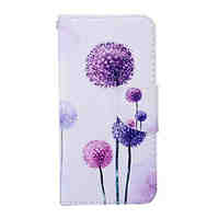 Dandelion  Pattern PU Leather Phone Case For iPhone 6