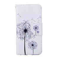 Dandelion Pattern PU Leather Phone Case For iPhone 5/5S