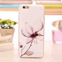 Cute Cartoon  pattern transparent tpu soft Cover case For Apple iPhone 5S Case