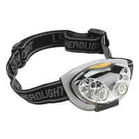 4 White LED and 2 Red LED 4-Mode Headlamp (3xAAA)