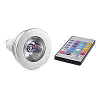 E14 / GU10 3W 1 High Power LED 150 LM RGB MR16 Remote-Controlled LED Spotlight AC 85-265 V