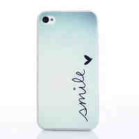 Smile Pattern TPU Material Phone Case for iPhone 4/4S