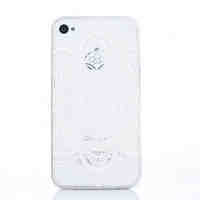 Datura Flowers Pattern TPU Material Phone Case for iPhone 4/4S