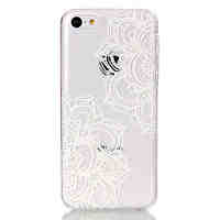 Hollow Flower Pattern Ultrathin Hard Back Cover Case for iPhone 5C