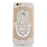 Finger Flower Pattern Hard Back Case for iPhone 6