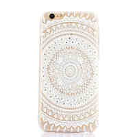 Large Round Printing Pattern Hard Back Case for iPhone 6 Plus