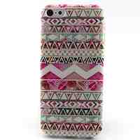 Pink Stripes Pattern TPU Material Soft Phone Case for iPhone 5C