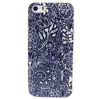 Flowers Pattern TPU Material Soft Phone Case for iPhone 5/5S