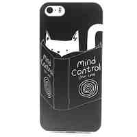 Cat Pattern TPU Material Soft Phone Case for iPhone 5/5S