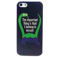 Monster Pattern TPU Material Soft Phone Case for iPhone 5/5S