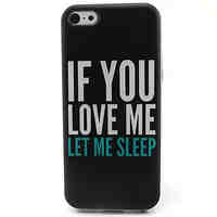 English  Pattern TPU Phone Case for iPhone 5C