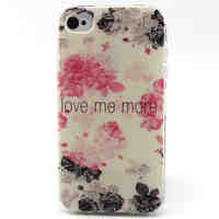 Watercolor  Pattern TPU Phone Case for iPhone 4/4S