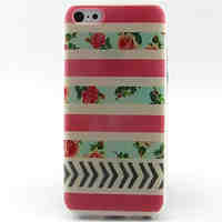 Safflower  Pattern TPU Phone Case for iPhone 5C