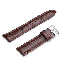 Unisex Genuine Leather Watch Strap 22MM(Brown)
