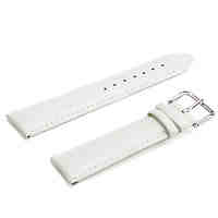 Unisex Genuine Leather Watch Strap 22MM(White)
