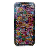 Expression  Pattern with shimmering TPU Soft Case for iPhone 5/iPhone 5S