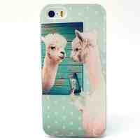 Cute Alpaca Pattern TPU Material Phone Case for iPhone 5C