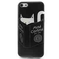 Cat Pattern TPU Material Phone Case for iPhone 5C