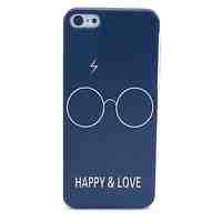 Glasses Pattern PC Material Phone Case for iPhone 5C