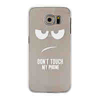 Expression Pattern PC Material Phone Case for Samsung Galaxy S6 S6 Edge