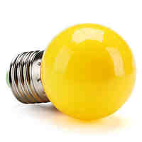 E27 0.5W Yellow Light LED Ball Bulb (170-250V)