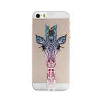 Giraffe Pattern PC Material Phone Case for iPhone 5/5S