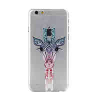 Giraffe Pattern PC Material Phone Case for iPhone 6