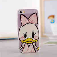 Duck Pattern TPU Soft Case for iPhone 5/5S